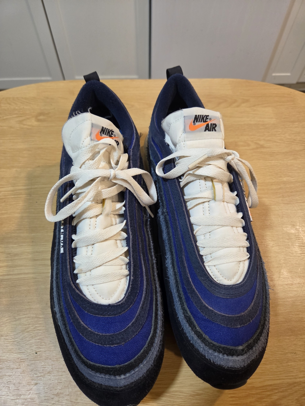 Nike Air Max 97 Men’s Blue and White Running Sneakers